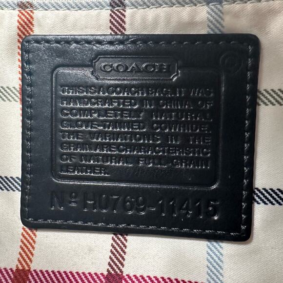 Coach Bleecker Black Leather Bag - Picture 9 of 9